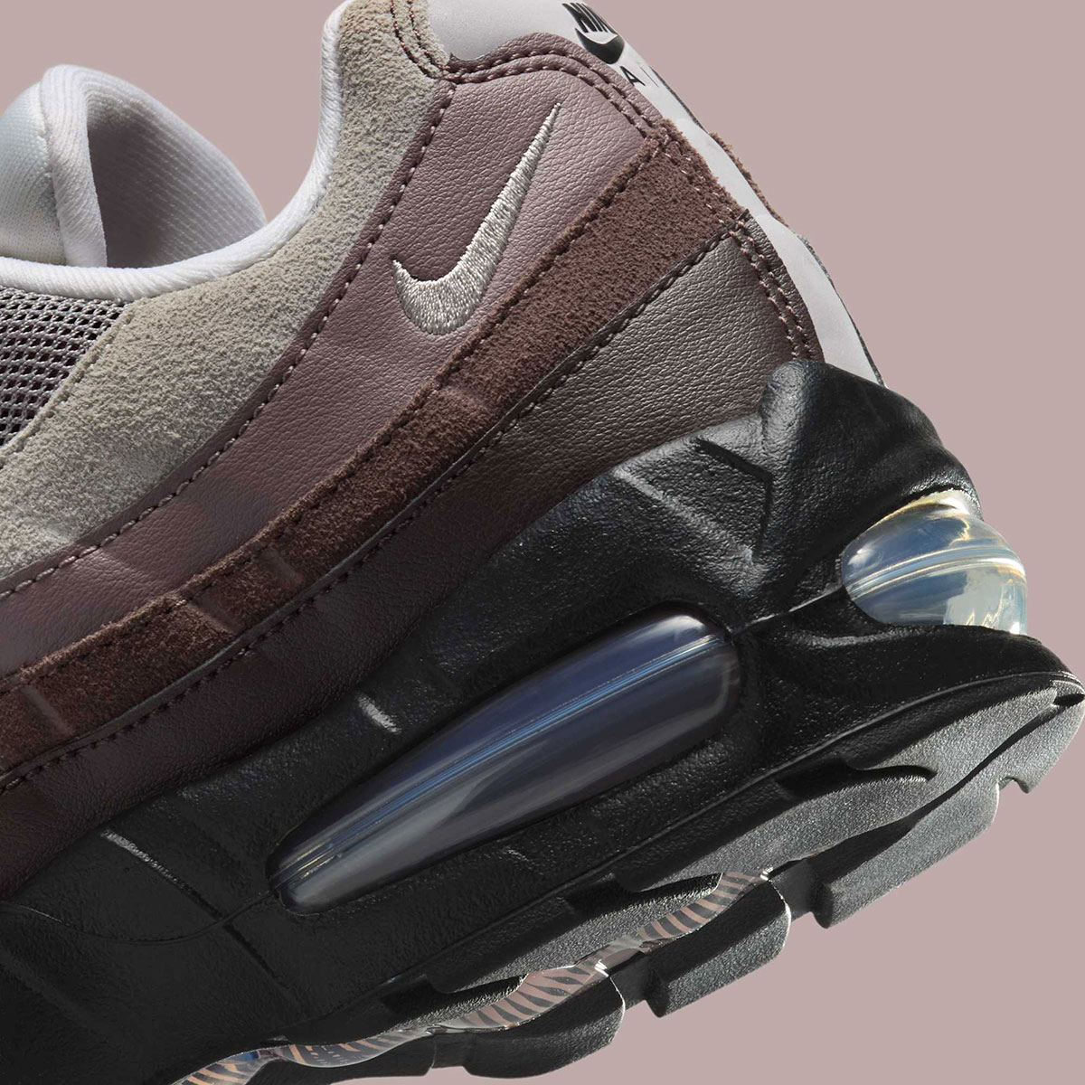 Nike Air Max 95 Velvet Brown Pearl Grey Baroque Brown Orewood Brown Smokey Mauve Black Ib6396 200 5