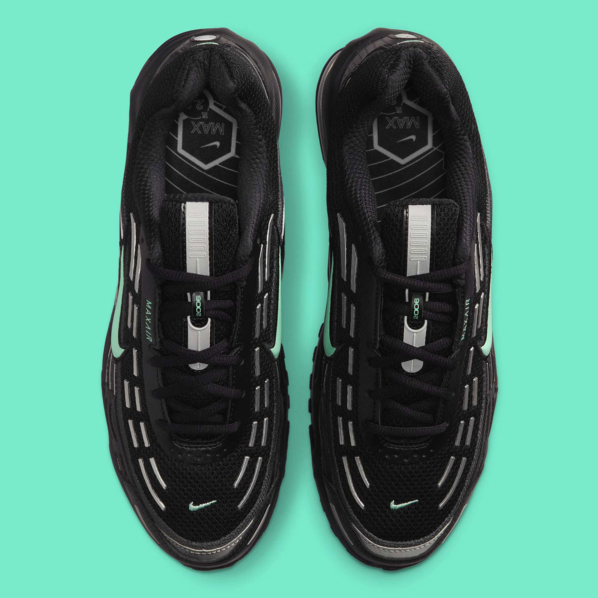 Nike Air Max Tl 2 5 Black Mint Foam Metallic Silver Anthracite Ib3074 003 6