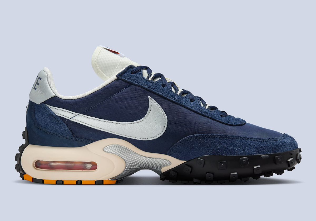 Nike Air Max Waffle Navy Silver Black Ib3656 400 Release Date 4