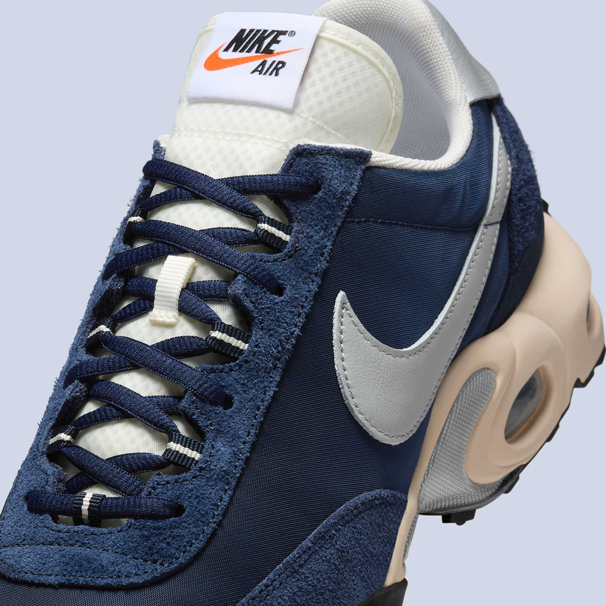 Nike Air Max Waffle Navy Silver Black Ib3656 400 Release Date 6