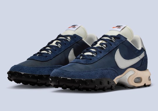 The Nike Air Max Waffle Settles Down In “Navy/Silver”