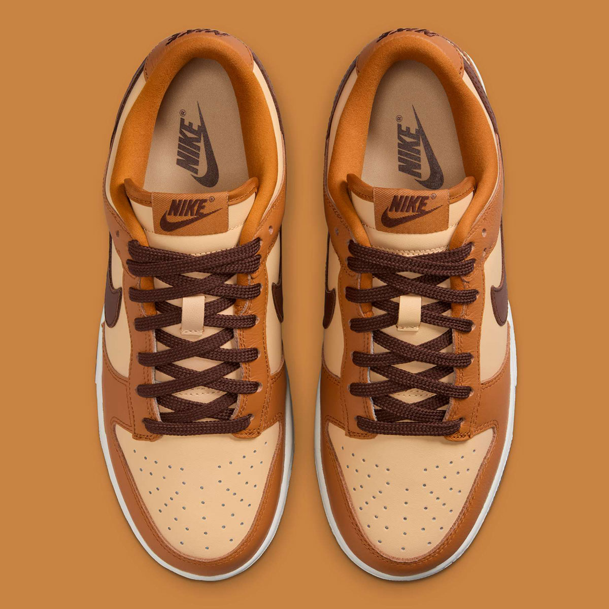 Nike Dunk Low Cherry Charm Desert Ochre Pale Vanilla Sail Fauna Brown Hq7487 700 3