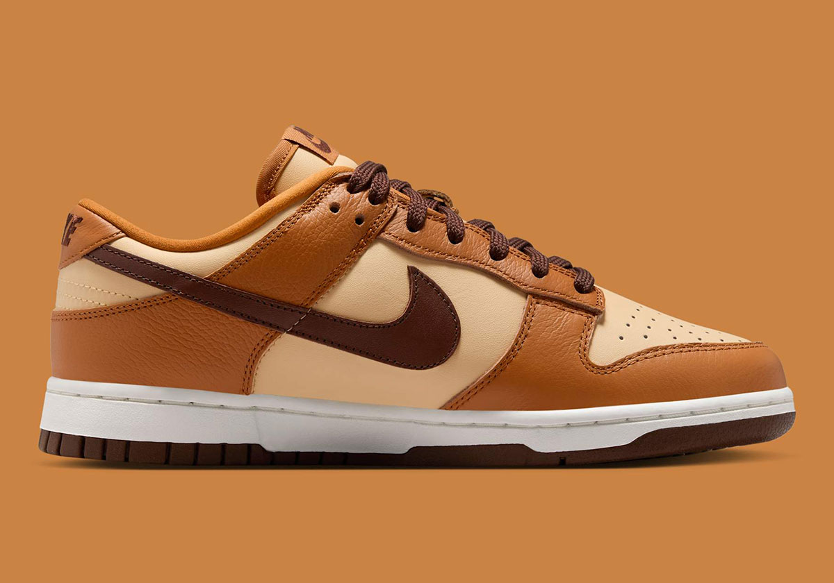 Nike Dunk Low Cherry Charm Desert Ochre Pale Vanilla Sail Fauna Brown Hq7487 700 6