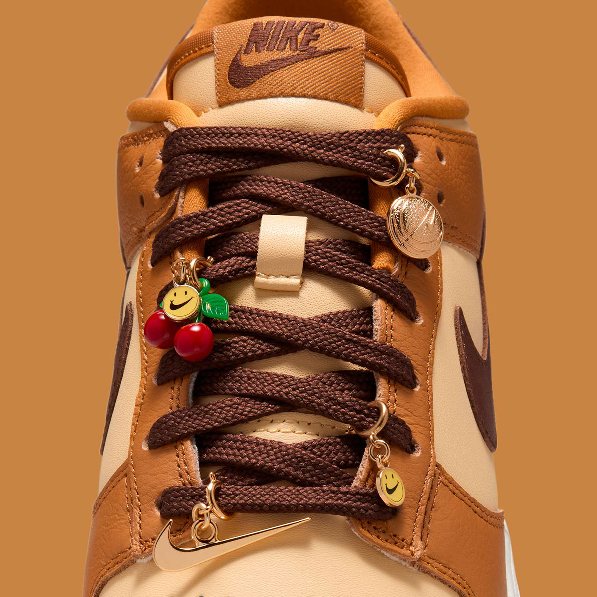 Nike Dunk Low Cherry Charm Desert Ochre Pale Vanilla Sail Fauna Brown Hq7487 700 7