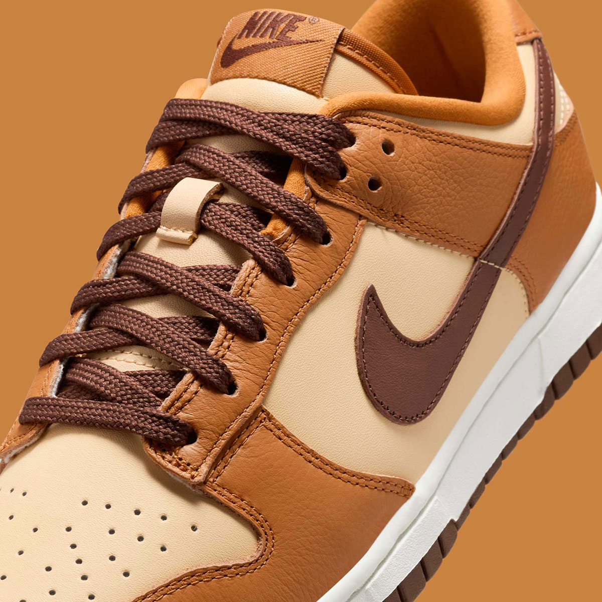 Nike Dunk Low Cherry Charm Desert Ochre Pale Vanilla Sail Fauna Brown Hq7487 700 8