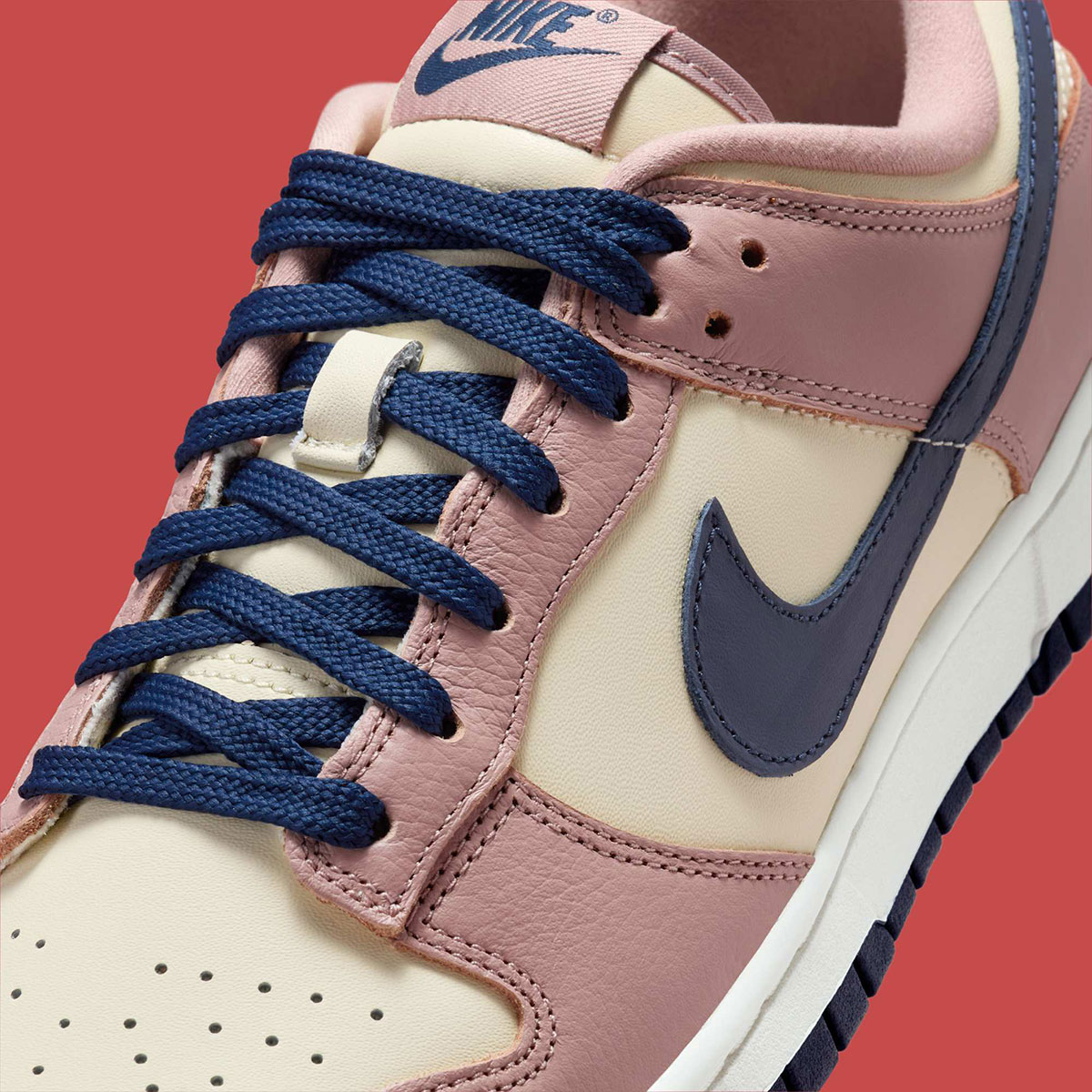 Nike Dunk Low Cherry Charm Particle Pink Coconut Milk Sail Midnight Navy Hq7487 600 1