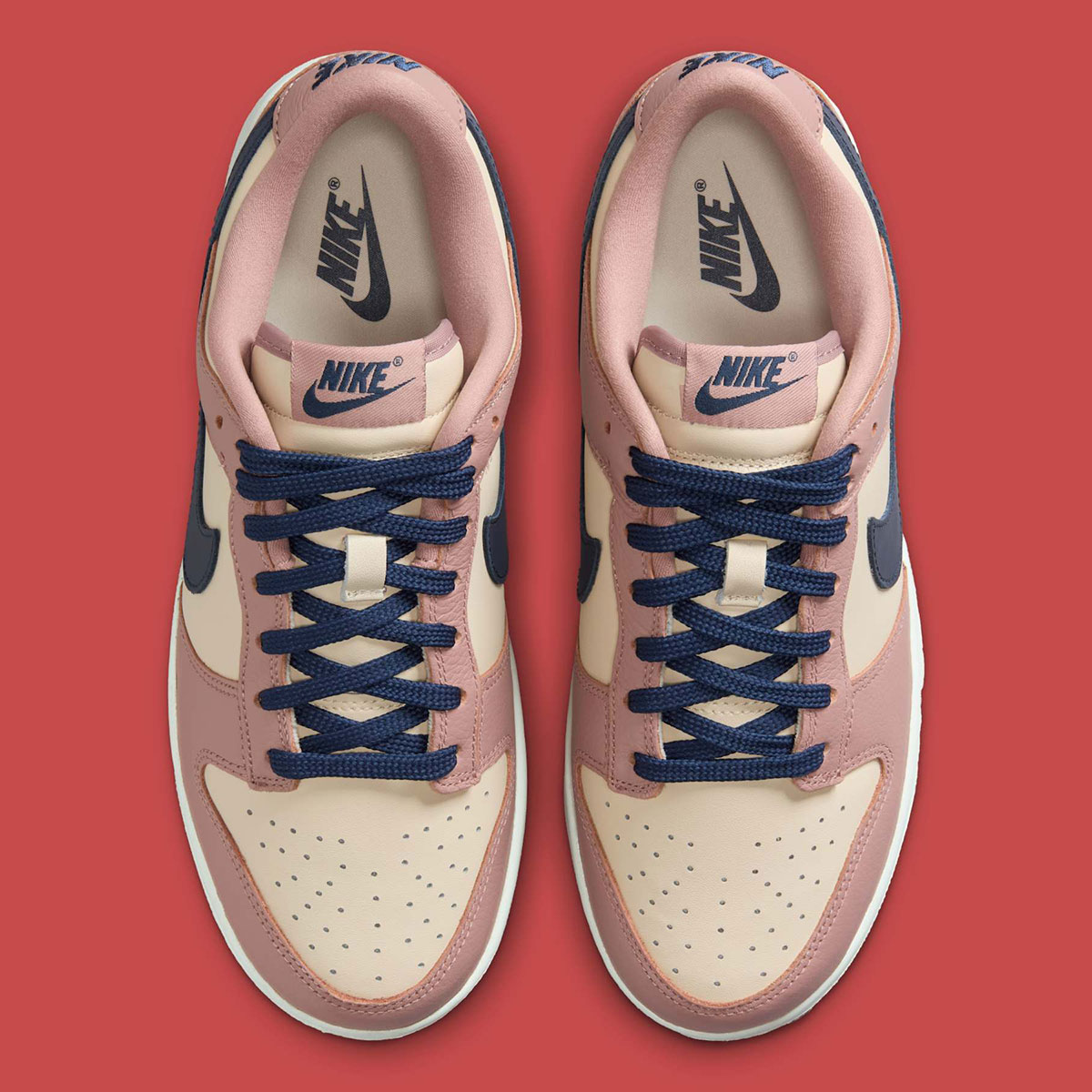Nike Dunk Low Cherry Charm Particle Pink Coconut Milk Sail Midnight Navy Hq7487 600 9