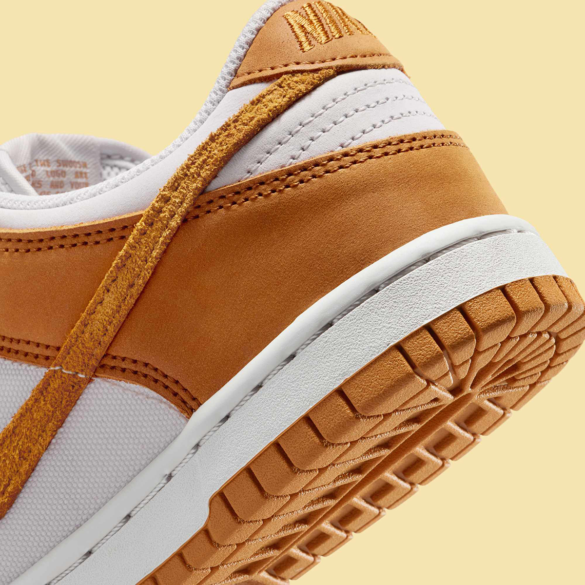 Nike Dunk Low Gs Vast Grey Desert Ochre White Hq9293 001 5