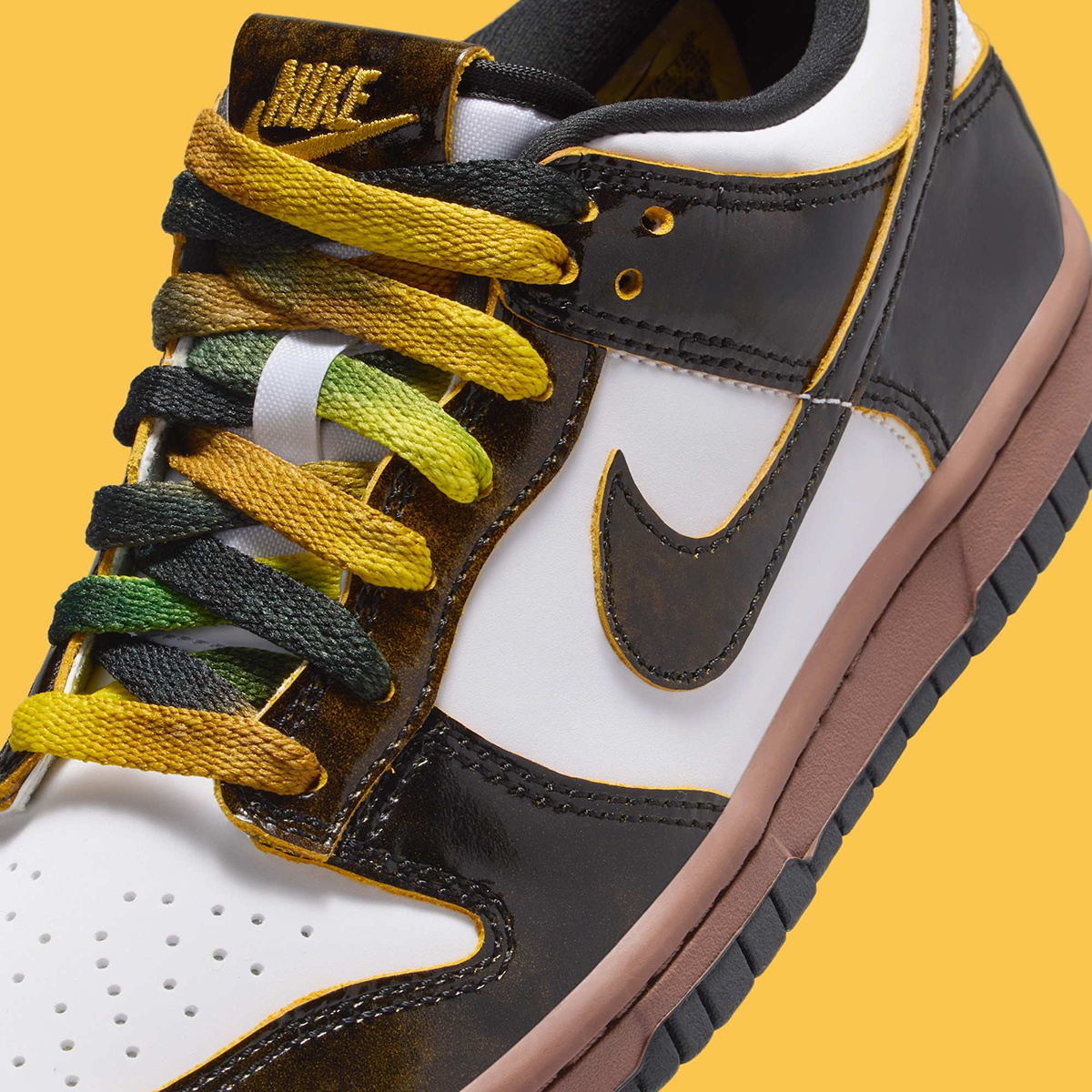 Nike Dunk Low Panda Gs Black Yellow Hq9294 100 3