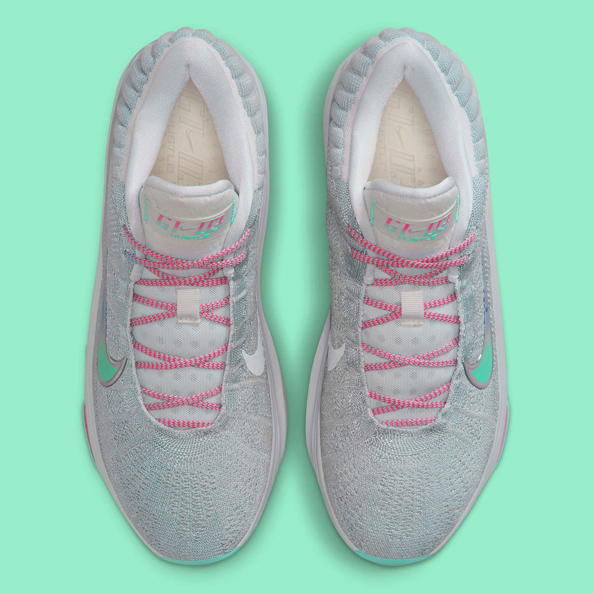 Nike Gt Hustle 3 Mint Foam Grey Fv5953 006 5