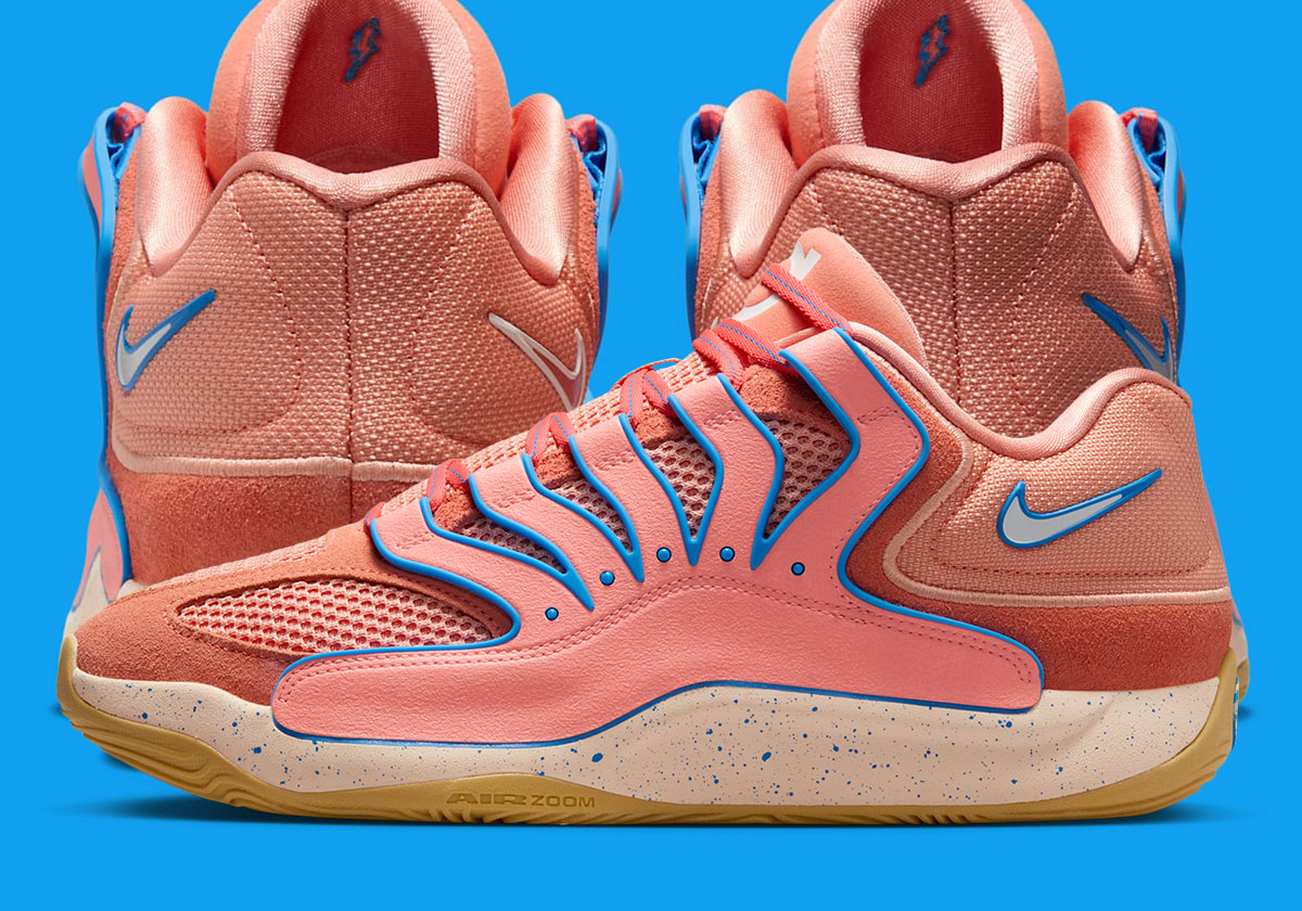 The Nike KD 18 "Atomic Pink" Seemingly Harkens Back To His Career Origins