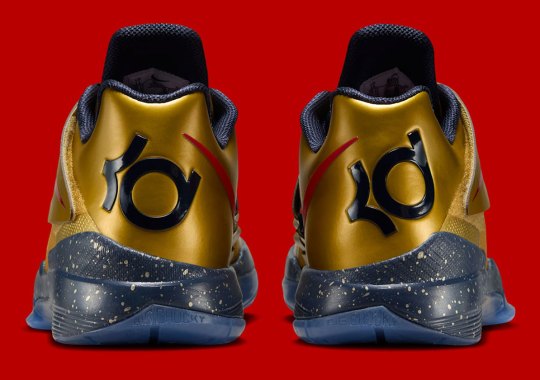 The Nike KD 4 “Gold Medal” Is Back Thirteen Years Later