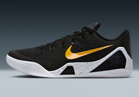 Official Images Of The Nike Kobe 9 EM Protro “Black/University Gold”
