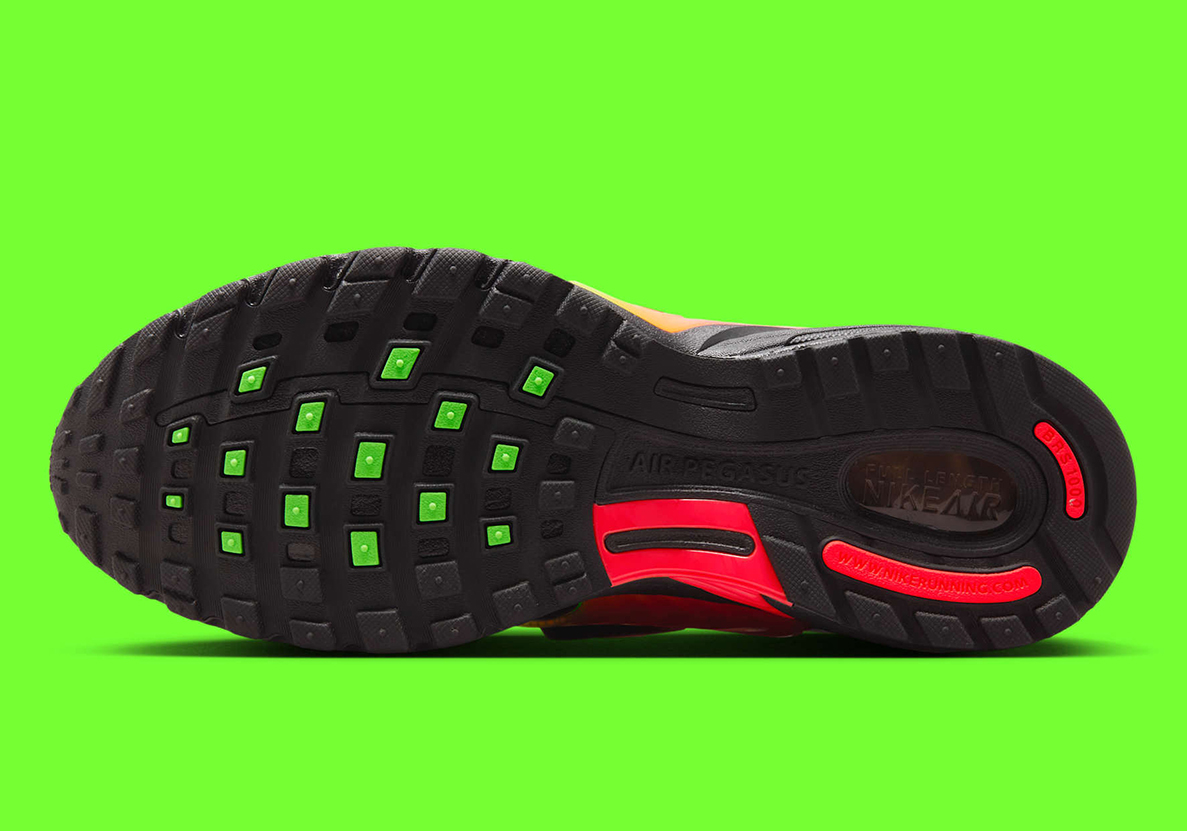 Nike Pegasus Wave Black Bright Crimson Green Strike Ib2984 001 4