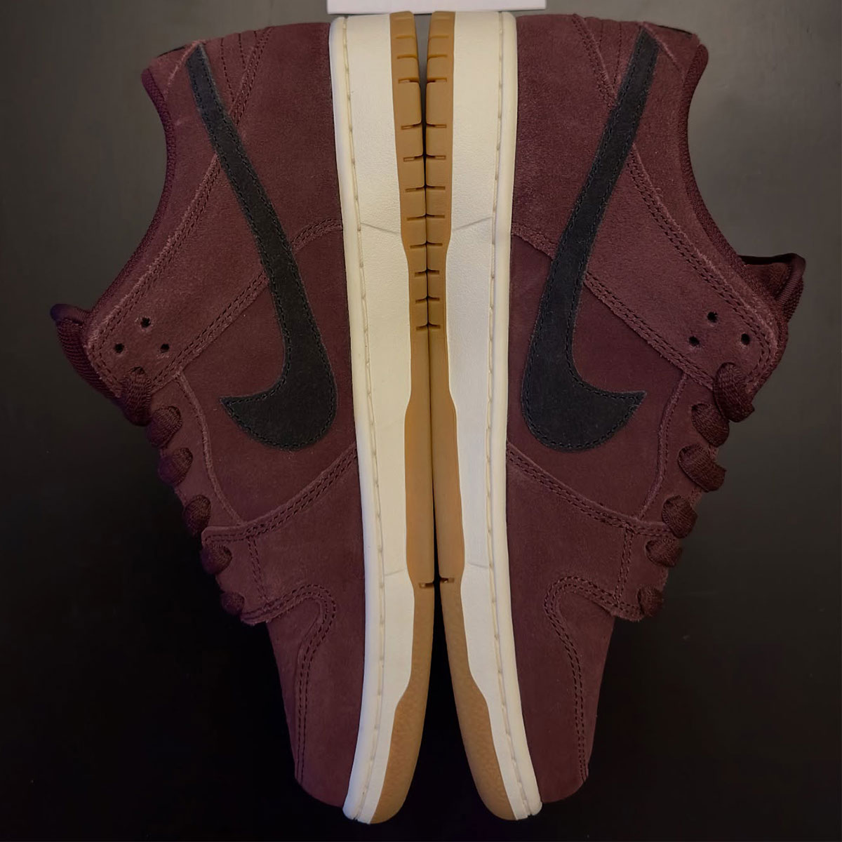 Nike Sb Dunk Low Pro Iso Orange Label Burgundy 6