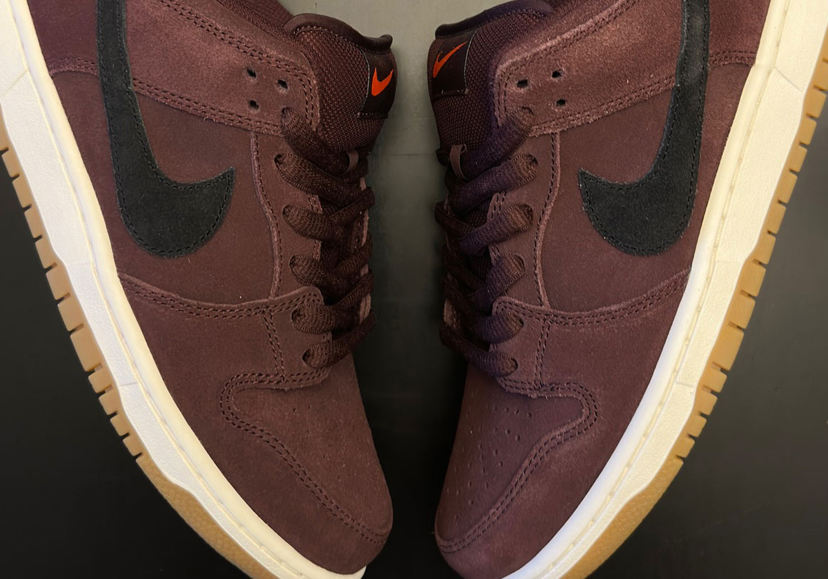 Nike SB Dunk Low Orange Label “Burgundy” Sample Revealed