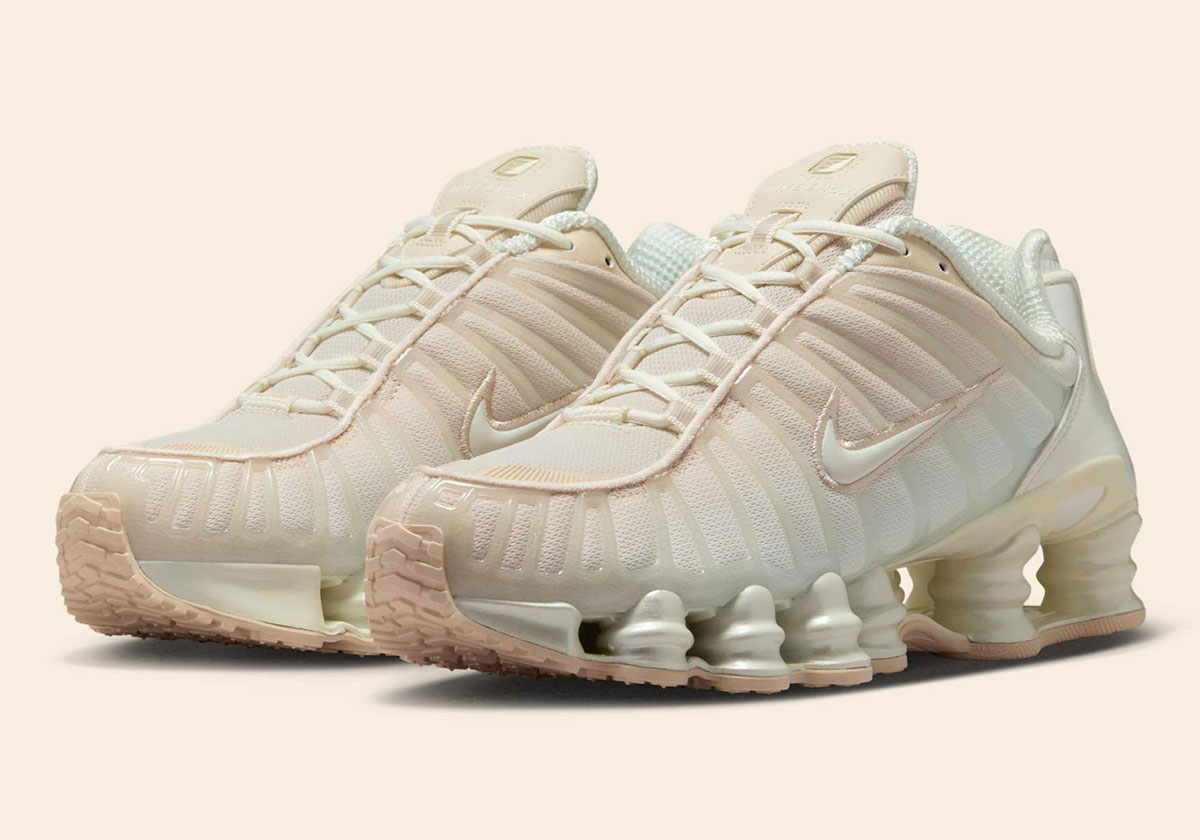 The Nike Shox TL Suits Up In Light Pastels For Summer