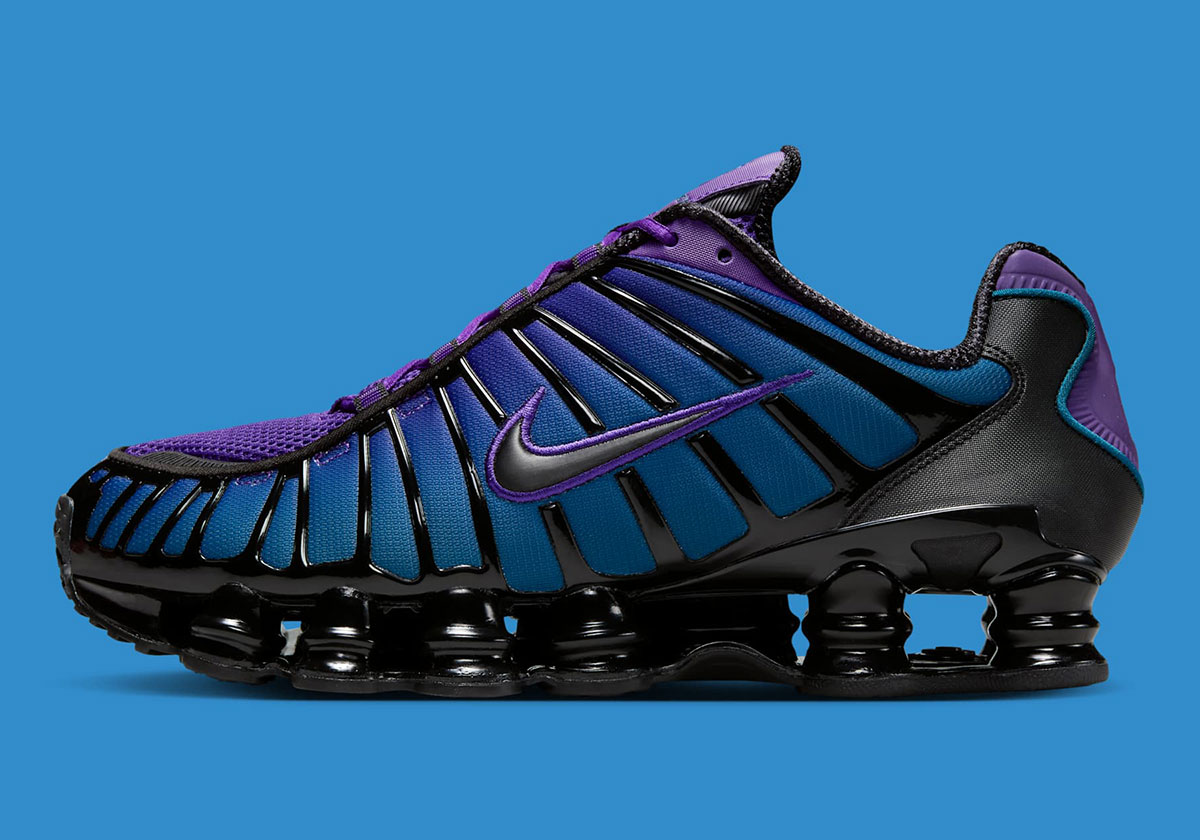 Nike Shox Tl Voltage Purple Blue Force Black Av3595 500 5