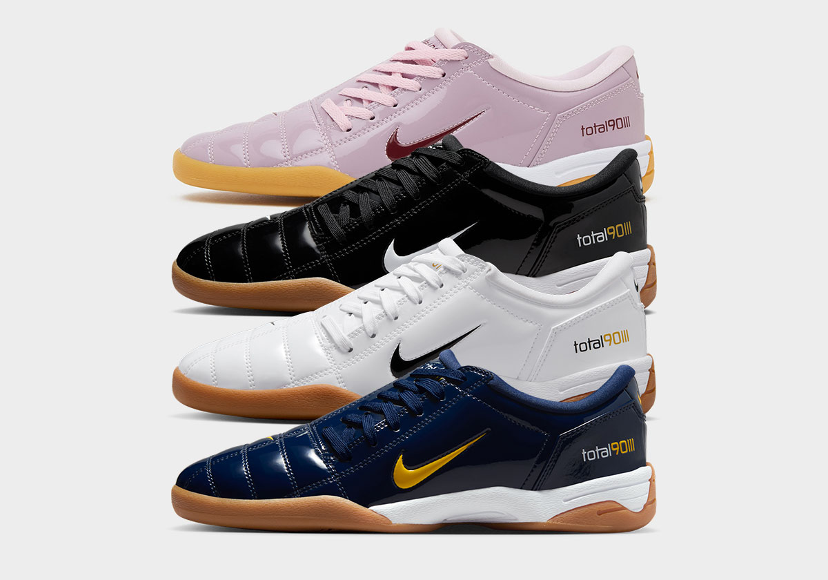 Nike Unleashes Four Patent Leather Total 90 Looks