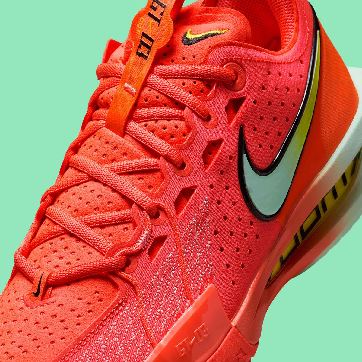 Nike Zoom Gt Cut 3 Bright Mango Mint Foam Bleached Coral Lightening Black Dv2913 800 6