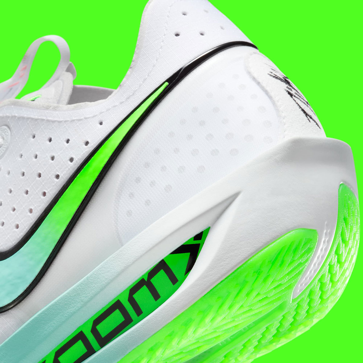 Nike Zoom Gt Cut 3 White Bleached Turquoise Green Strike Black Total Orange Dv2913 107 6
