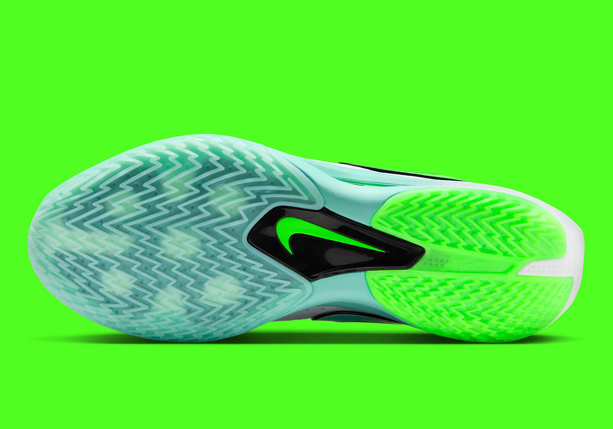 Nike Zoom Gt Cut 3 White Bleached Turquoise Green Strike Black Total Orange Dv2913 107 8