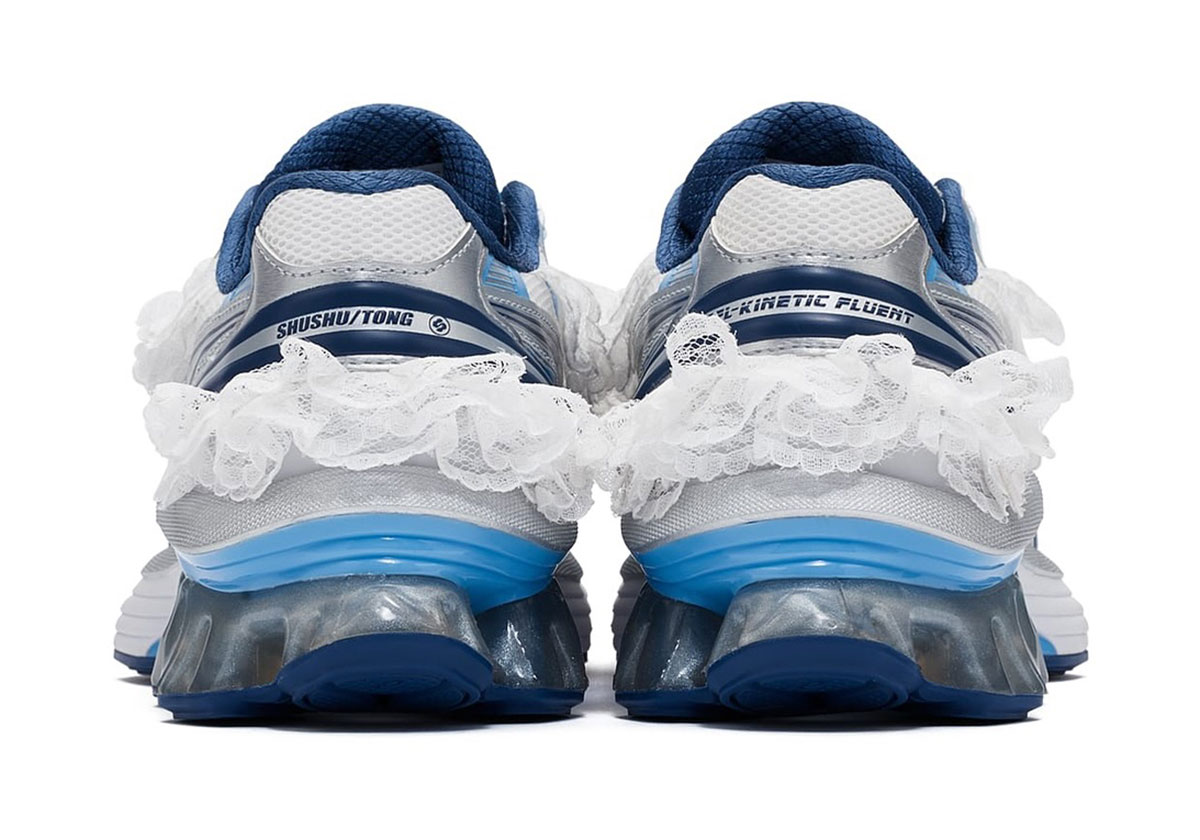 Shushu Tong Asics Gel Kinetic Fluent White Navy 2