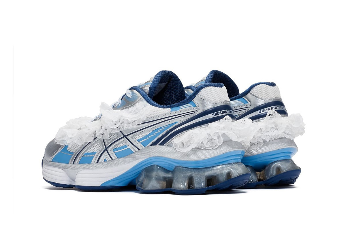 Shushu Tong Asics Gel Kinetic Fluent White Navy 3