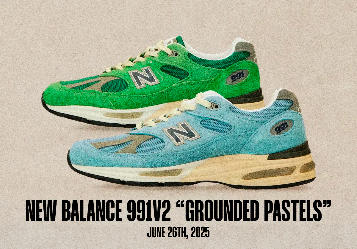 Sneaker Releases June 22 28 New Balance 991v2 Grounded Pastels
