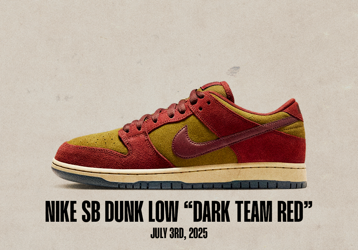 Sneaker Releases June 29 July 5 2025 Nike Sb Dunk Low Dark Team Red