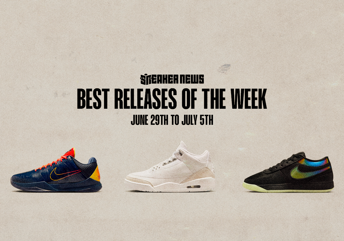 Kobe 5 "Caitlin Clark," Jordan 3 "Pure Money," And This Week's Best Releases