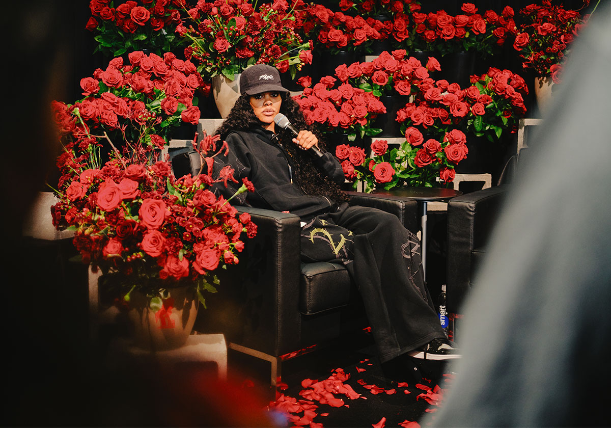Teyana Taylor Visits Jordan Building At Nike World Headquarters