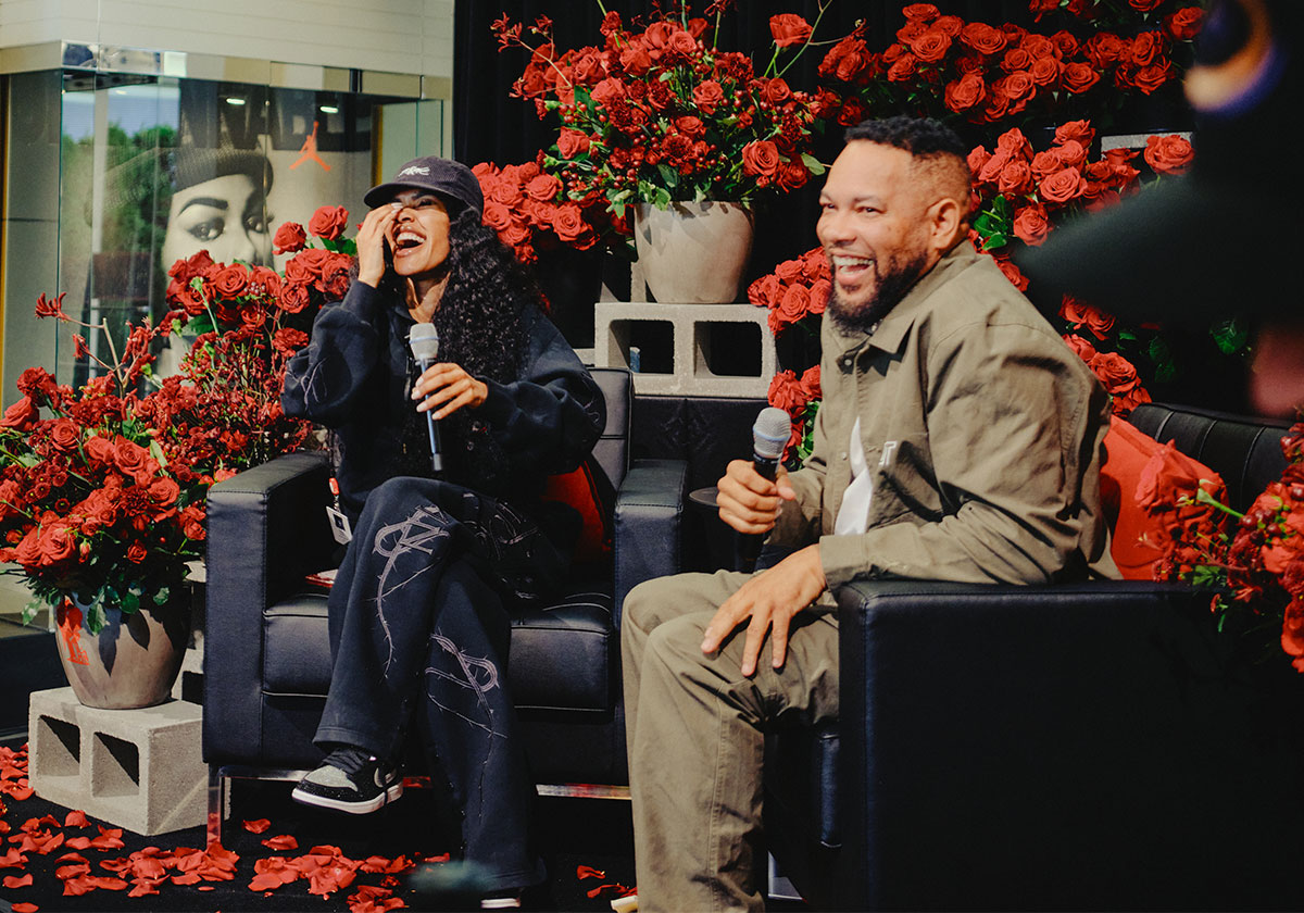 Teyana Taylor Visits Jordan Brand Nike Hq 3