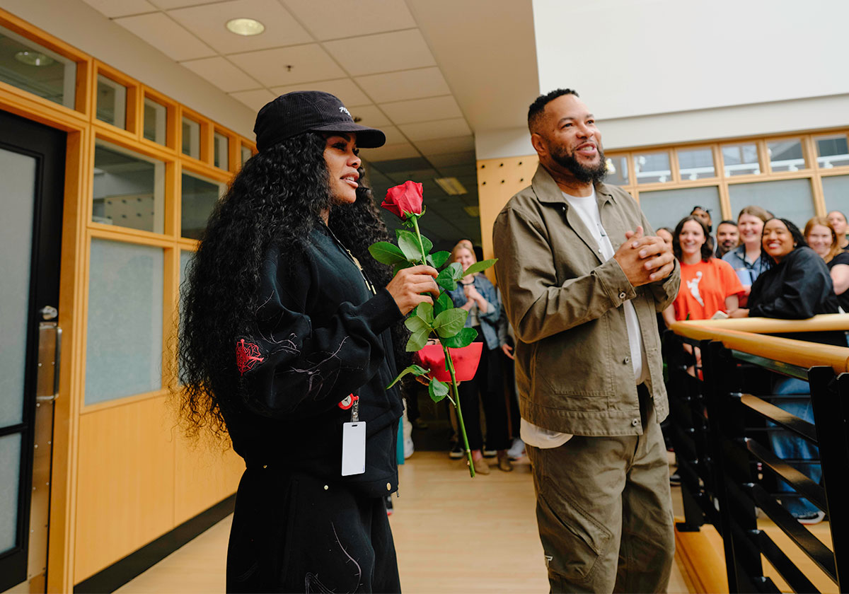 Teyana Taylor Visits Jordan Brand Nike Hq 4