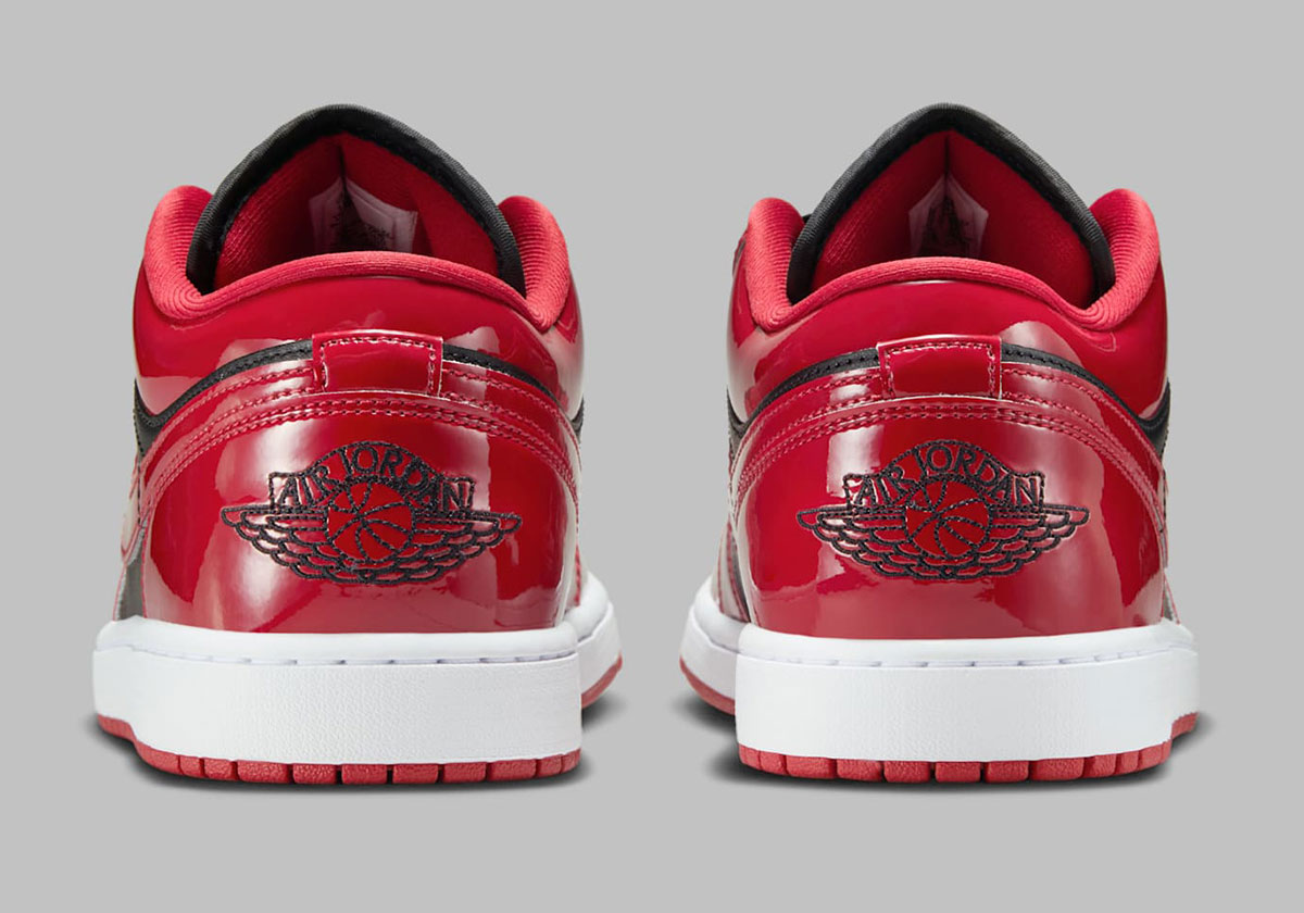Air Jordan 1 Low Black White Varsity Red Hv4089 006 1