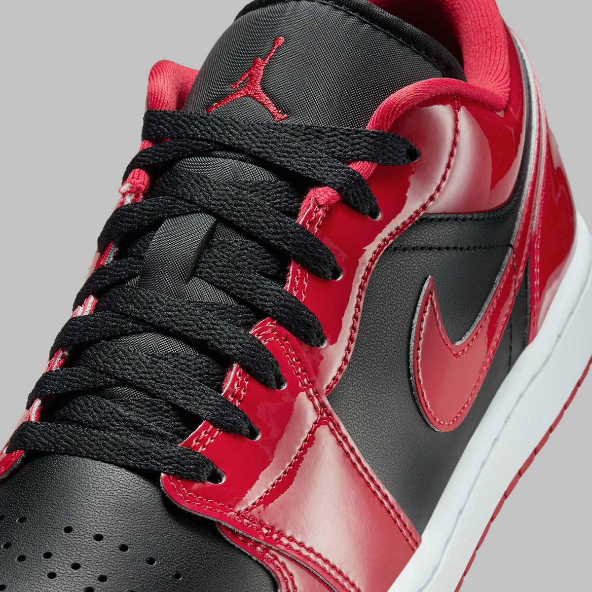 Air Jordan 1 Low Black White Varsity Red Hv4089 006 6