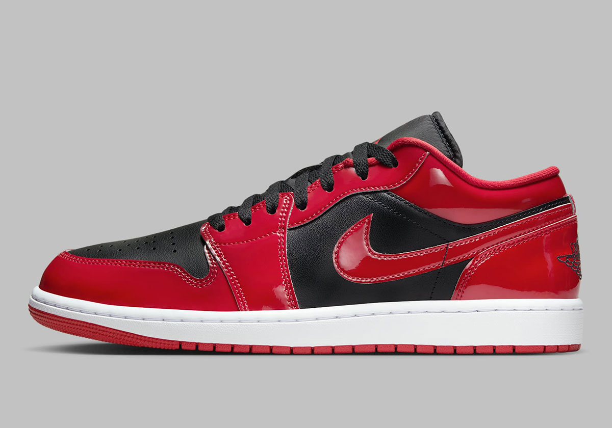 Air Jordan 1 Low Black White Varsity Red Hv4089 006 8