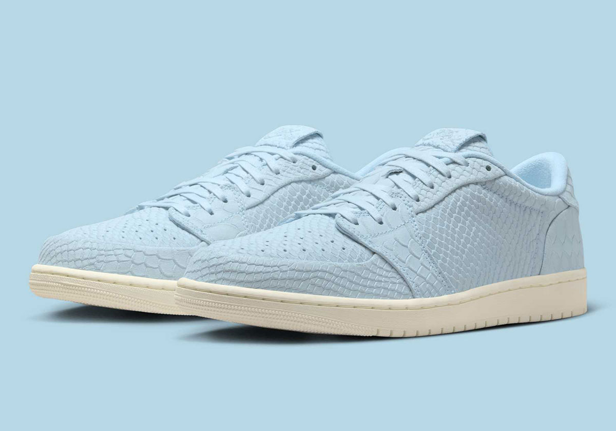 The Python-Covered Air Jordan 1 Low NS “Ice Blue” Is Returning