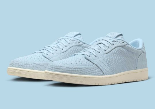 The Python-Covered Air Jordan 1 Low NS “Ice Blue” Is Returning