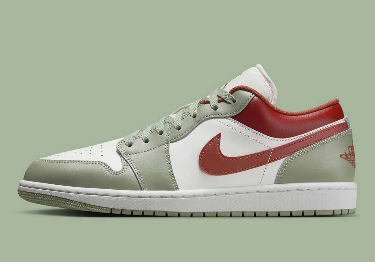 Air Jordan 1 Low Sail Jade Horizon Pure Platinum Summit White Redstone 553558 133 1