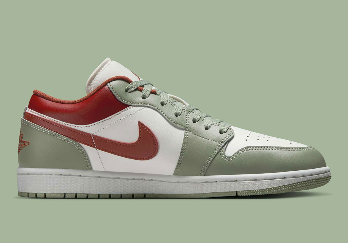 Air Jordan 1 Low Sail Jade Horizon Pure Platinum Summit White Redstone 553558 133 3