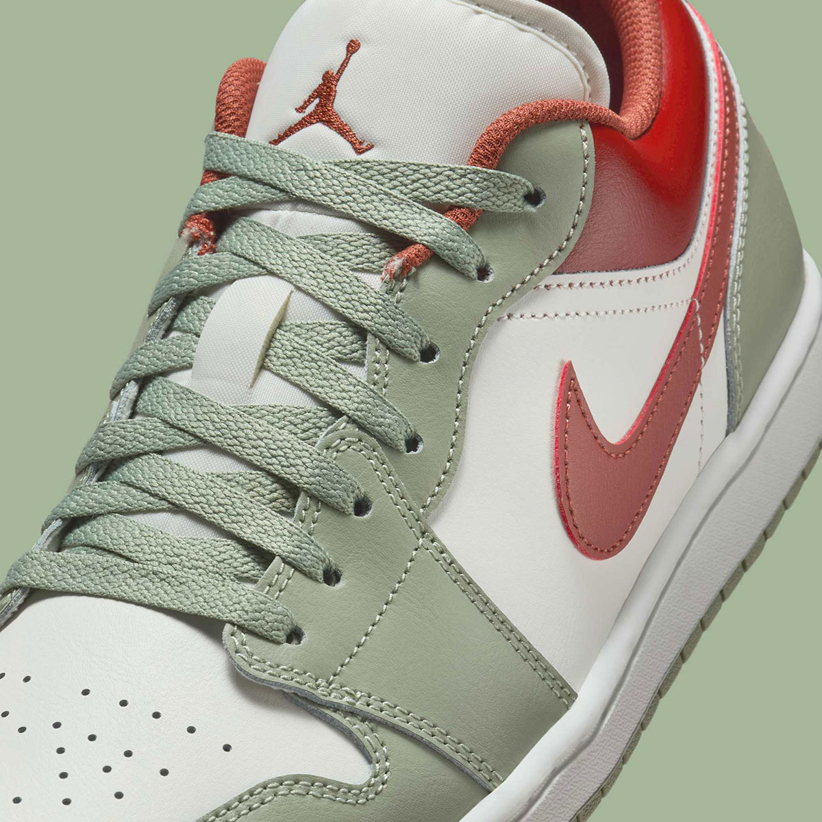 Air Jordan 1 Low Sail Jade Horizon Pure Platinum Summit White Redstone 553558 133 7