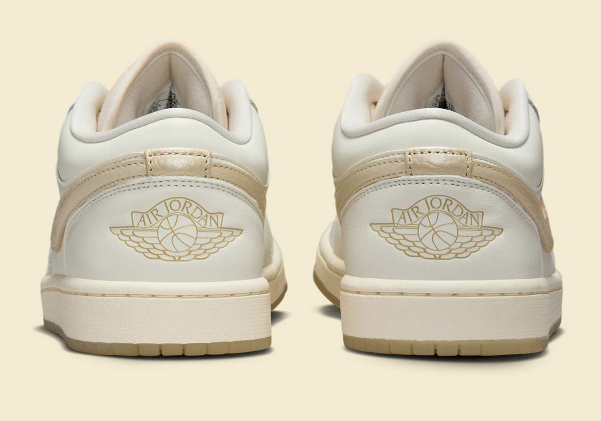 Air Jordan 1 Low Sail Pale Ivory Team Gold Hv5157 100 1