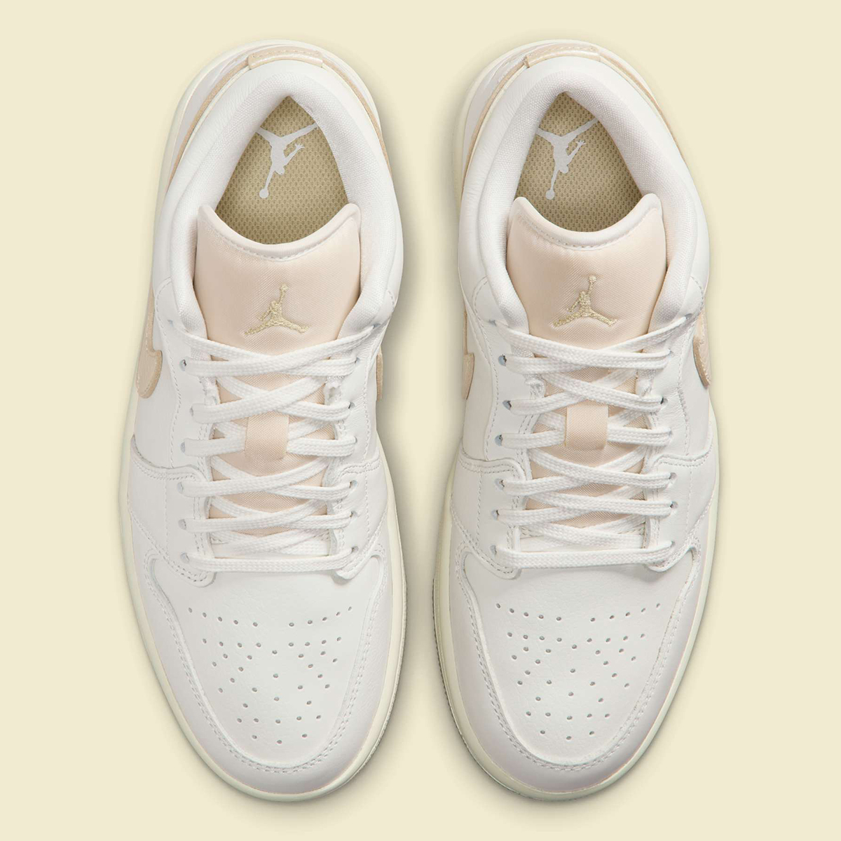 Air Jordan 1 Low Sail Pale Ivory Team Gold Hv5157 100 3