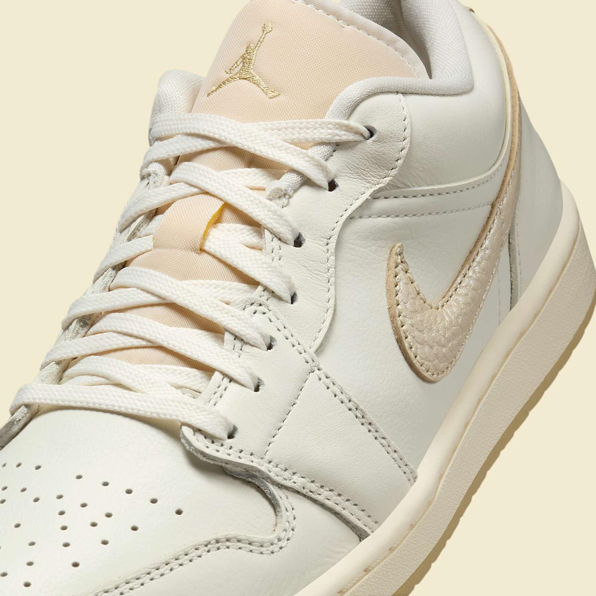 Air Jordan 1 Low Sail Pale Ivory Team Gold Hv5157 100 4