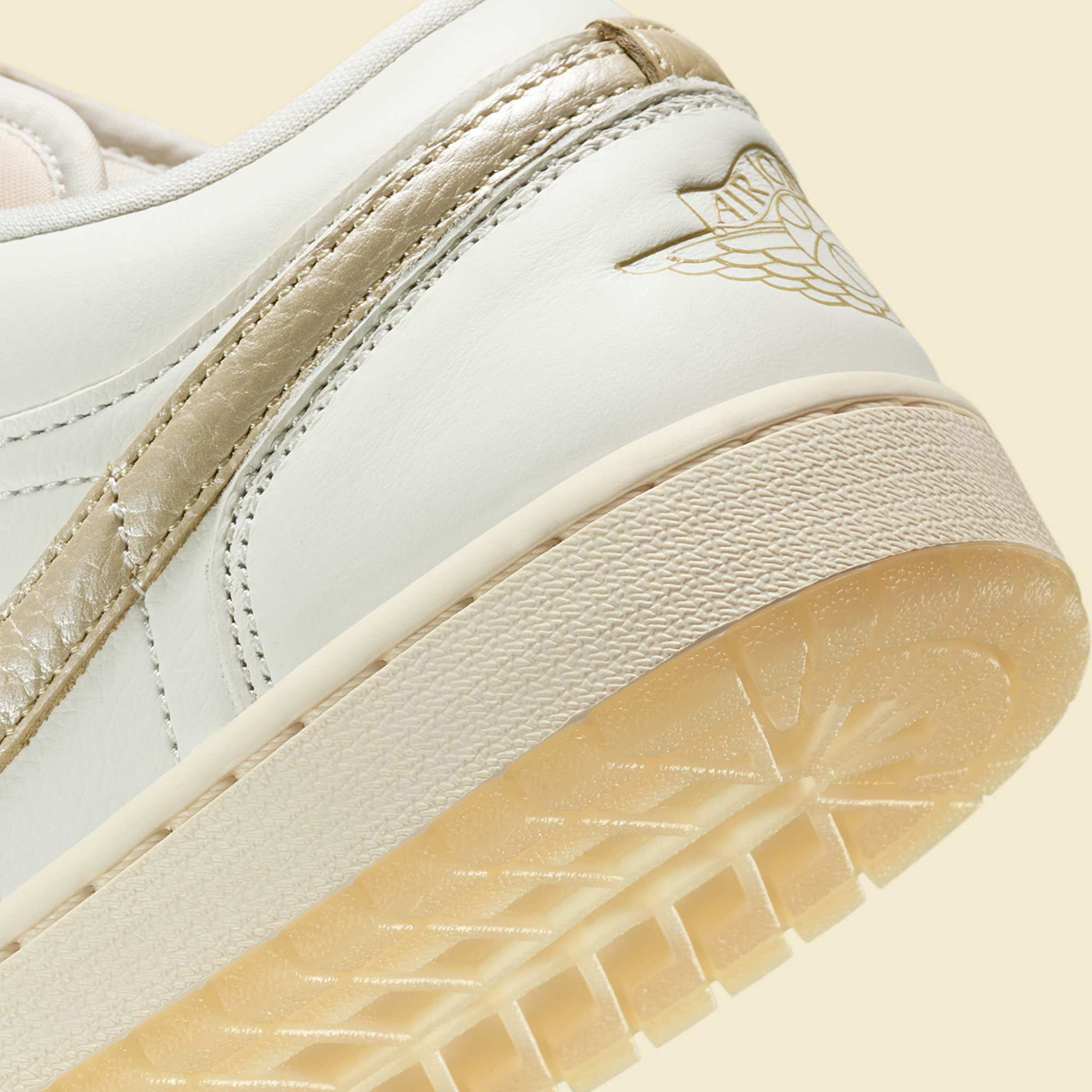 Air Jordan 1 Low Sail Pale Ivory Team Gold Hv5157 100 5