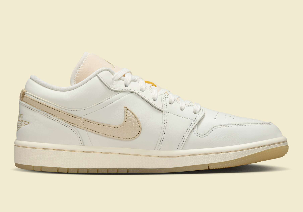 Air Jordan 1 Low Sail Pale Ivory Team Gold Hv5157 100 7