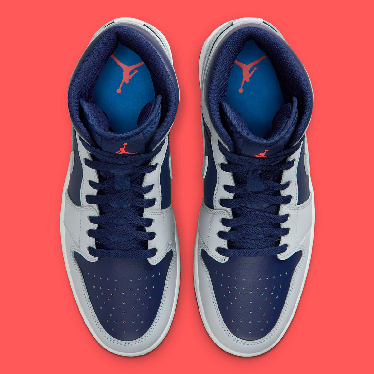 Air Jordan 1 Mid Blue Void Summit White Hot Lava Dq8426 403 7