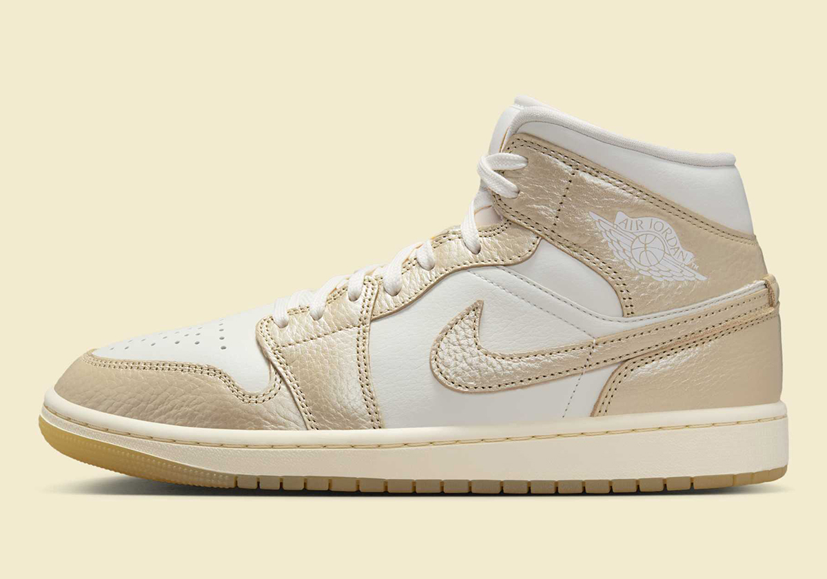 Air Jordan 1 Mid Sail Pale Ivory Team Gold Hv5159 100 4