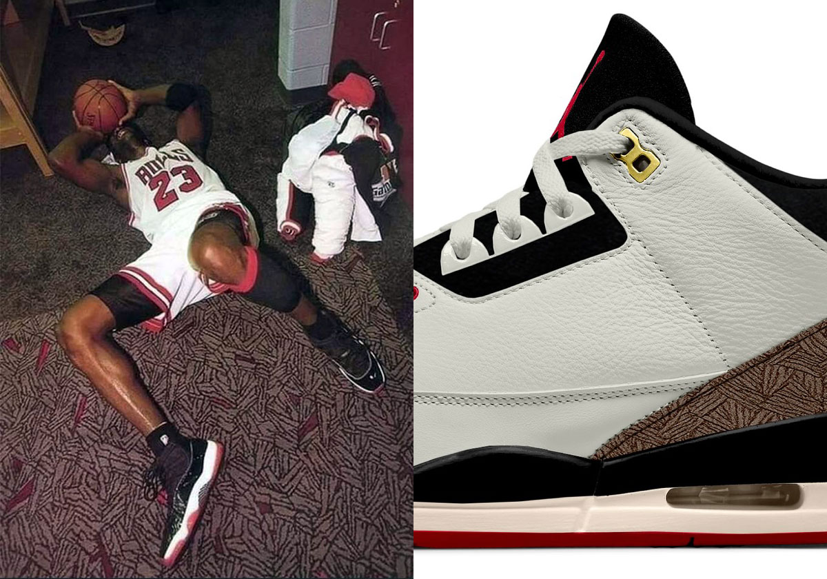 Air Jordan 3 “World’s Best Dad” Inspired By Locker Room Carpet